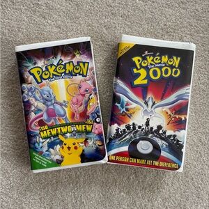 Pokémon: The First Movie & 2000 VHS Set